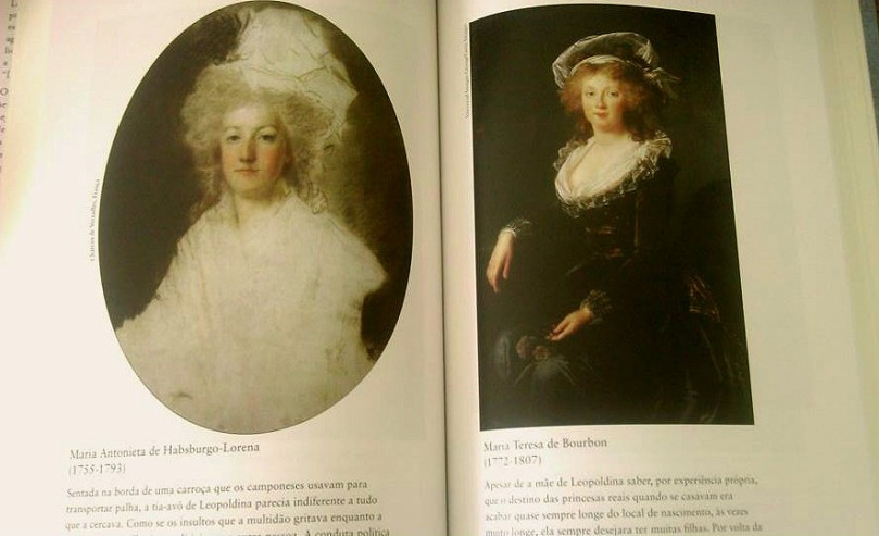 Maria Antonieta na biografia íntima de Leopoldina, imperatriz do Brasil